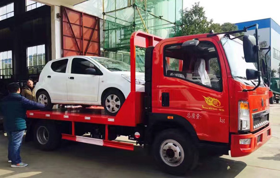 【國五 上藍牌】重汽豪沃平板車